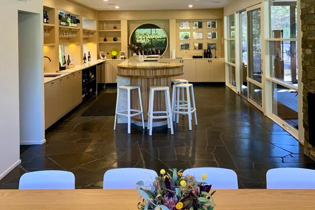 Tasting room at Deviation Road Winery, Adelaide Hills